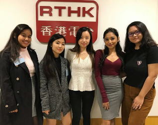 Photo of Sharon at RTHK